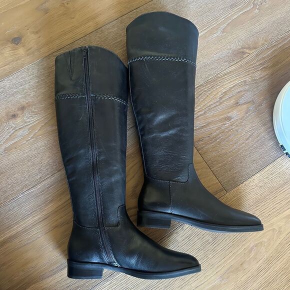 JACK ROGERS Adaline Riding Boot in Black - Picture 8 of 12